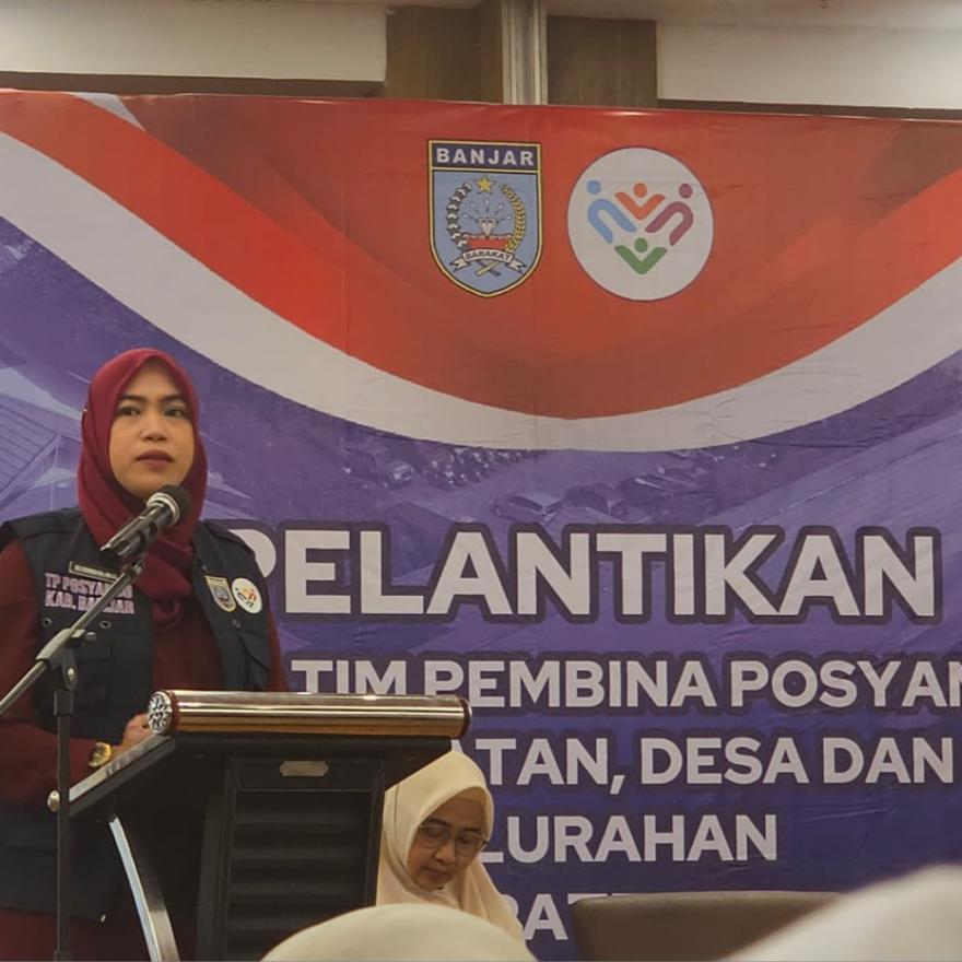Pelantikan Ketua Tim Pembina Posyandu Kecamatan,Desa Dan Kelurahan Se kabupaten Banjar